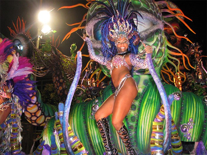 Samba no pe performed at Brazilian Carnival