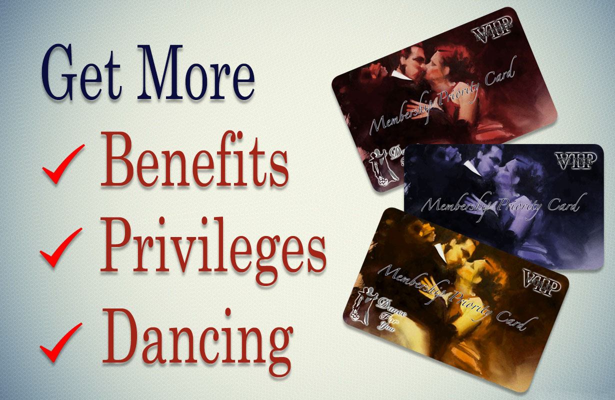Dance For You Membership cards Wallapaper: Bronze, Silver, Gold